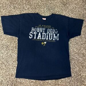 Vintage Georgia Tech Buzz Yellow Jackets NCAA Funny Graphic Tee BMOC Size XL